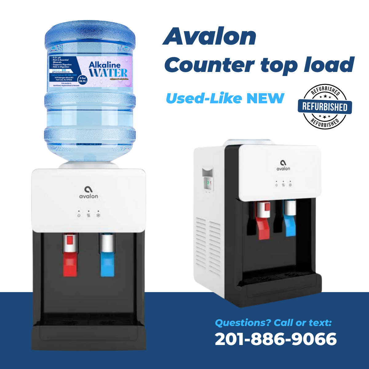 Avalon Top Loading Countertop Dispenser